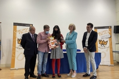 La ganadora de Cantabria 2022 con Autoridades